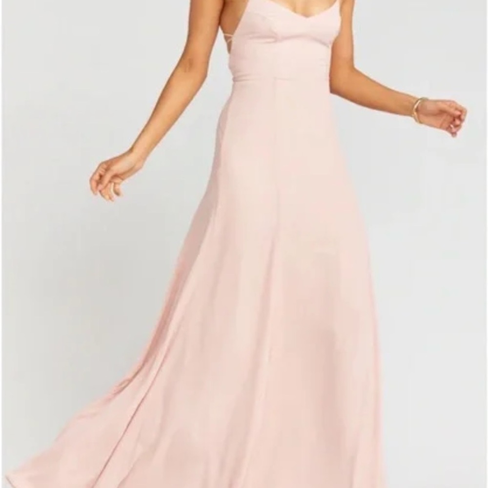 Show Me Your MuMu -Godshaw Goddess -Blush Maxi Dress
